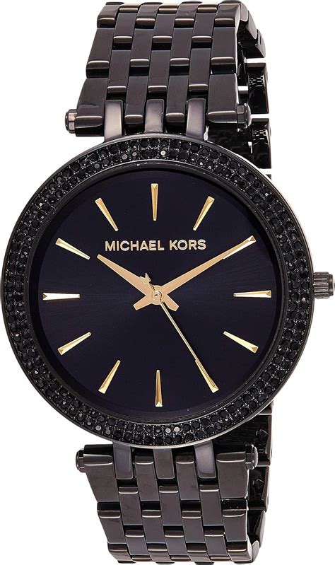 michael kors black watch womens